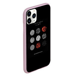 Чехол iPhone 11 Pro матовый Twenty one pilots: Blurrveace, цвет: 3D-розовый — фото 2