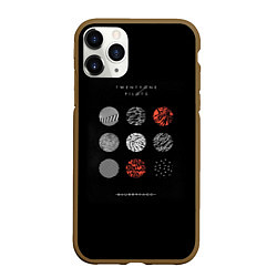 Чехол iPhone 11 Pro матовый Twenty one pilots: Blurrveace, цвет: 3D-коричневый