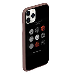 Чехол iPhone 11 Pro матовый Twenty one pilots: Blurrveace, цвет: 3D-коричневый — фото 2