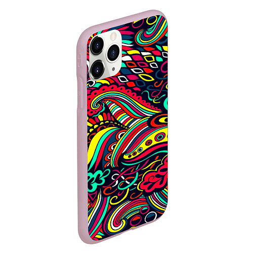 Чехол iPhone 11 Pro матовый Disquared / 3D-Розовый – фото 2