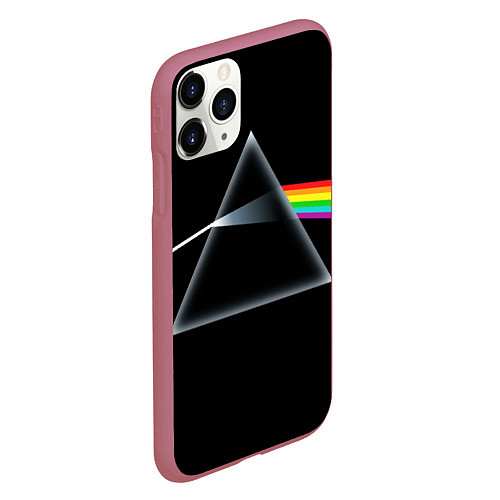 Чехол iPhone 11 Pro матовый Pink floyd / 3D-Малиновый – фото 2