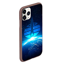 Чехол iPhone 11 Pro матовый Космические войска, цвет: 3D-коричневый — фото 2