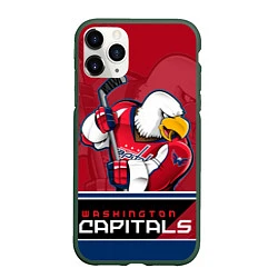 Чехол iPhone 11 Pro матовый Washington Capitals