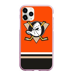 Чехол iPhone 11 Pro матовый Anaheim Ducks