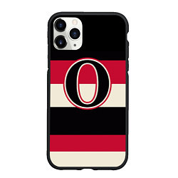 Чехол iPhone 11 Pro матовый Ottawa Senators O, цвет: 3D-черный