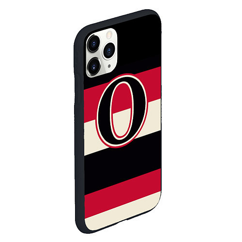 Чехол iPhone 11 Pro матовый Ottawa Senators O / 3D-Черный – фото 2