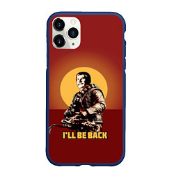 Чехол iPhone 11 Pro матовый Stalin: Ill Be Back