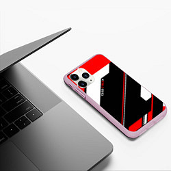 Чехол iPhone 11 Pro матовый CS:GO Cyrex Style, цвет: 3D-розовый — фото 2