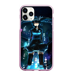 Чехол iPhone 11 Pro матовый Hatsune Miku, цвет: 3D-розовый