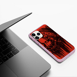 Чехол iPhone 11 Pro матовый Saw Trap, цвет: 3D-розовый — фото 2