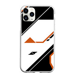 Чехол iPhone 11 Pro матовый CS:GO Asiimov P250 Style, цвет: 3D-белый