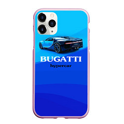 Чехол iPhone 11 Pro матовый Bugatti hypercar