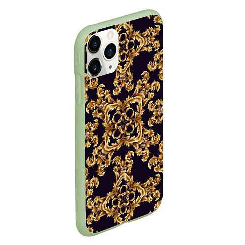 Чехол iPhone 11 Pro матовый Style / 3D-Салатовый – фото 2