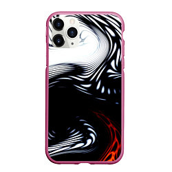 Чехол iPhone 11 Pro матовый Abrupt, цвет: 3D-малиновый