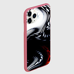 Чехол iPhone 11 Pro матовый Abrupt, цвет: 3D-малиновый — фото 2