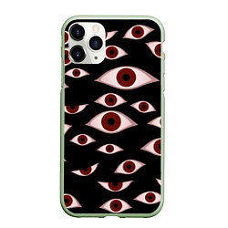 Чехол iPhone 11 Pro матовый Глаза