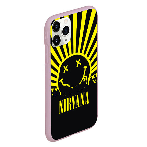 Чехол iPhone 11 Pro матовый Nirvana / 3D-Розовый – фото 2