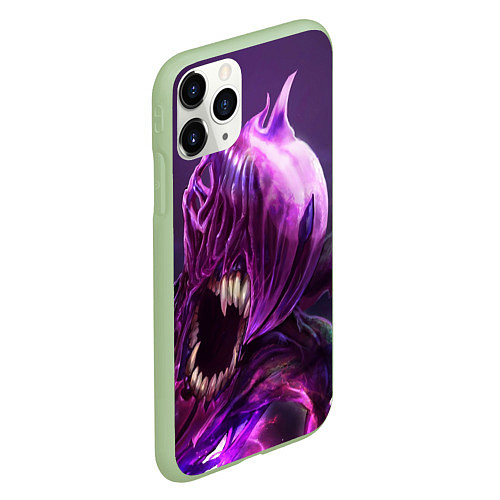 Чехол iPhone 11 Pro матовый Bane / 3D-Салатовый – фото 2