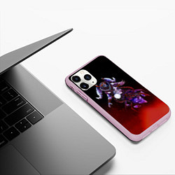 Чехол iPhone 11 Pro матовый Symbols, цвет: 3D-розовый — фото 2