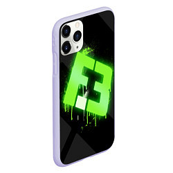 Чехол iPhone 11 Pro матовый Flipsid3: Black collection, цвет: 3D-светло-сиреневый — фото 2