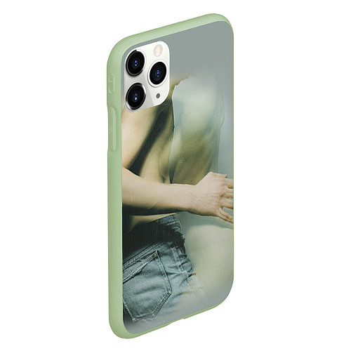 Чехол iPhone 11 Pro матовый Placebo Body / 3D-Салатовый – фото 2