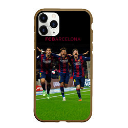 Чехол iPhone 11 Pro матовый Barcelona6, цвет: 3D-коричневый