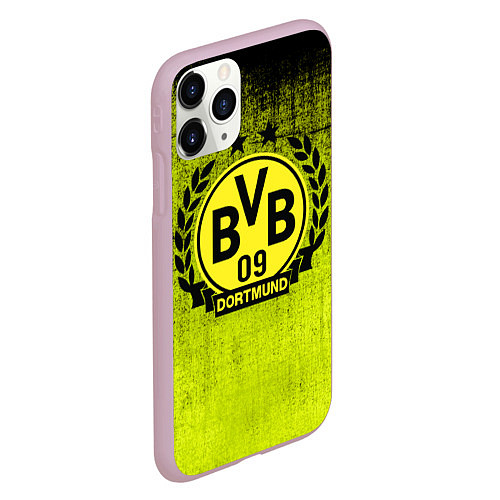 Чехол iPhone 11 Pro матовый Borussia5 / 3D-Розовый – фото 2