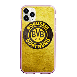 Чехол iPhone 11 Pro матовый Borussia3, цвет: 3D-розовый