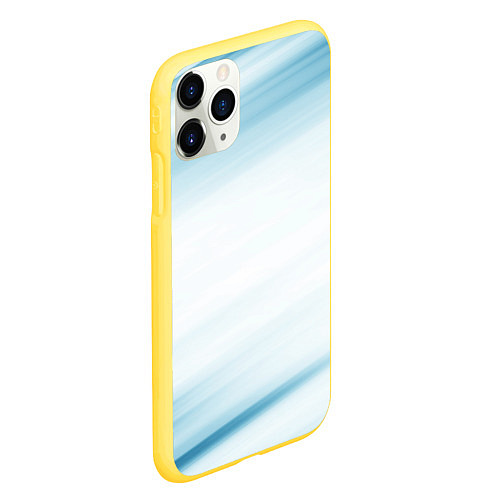 Чехол iPhone 11 Pro матовый Абстракция / 3D-Желтый – фото 2