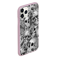 Чехол iPhone 11 Pro матовый Хэллуин 8, цвет: 3D-розовый — фото 2