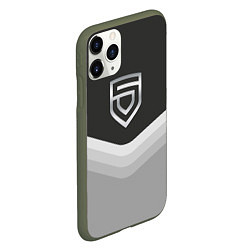 Чехол iPhone 11 Pro матовый Penta Uniform, цвет: 3D-темно-зеленый — фото 2