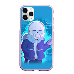 Чехол iPhone 11 Pro матовый Winter Sans, цвет: 3D-розовый