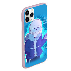 Чехол iPhone 11 Pro матовый Winter Sans, цвет: 3D-розовый — фото 2