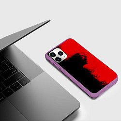 Чехол iPhone 11 Pro матовый Blood Rage, цвет: 3D-фиолетовый — фото 2