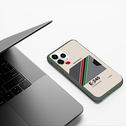 Чехол iPhone 11 Pro матовый VHS E-240, цвет: 3D-темно-зеленый — фото 2