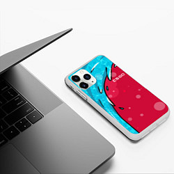 Чехол iPhone 11 Pro матовый Water Elemental - Дух воды, цвет: 3D-белый — фото 2