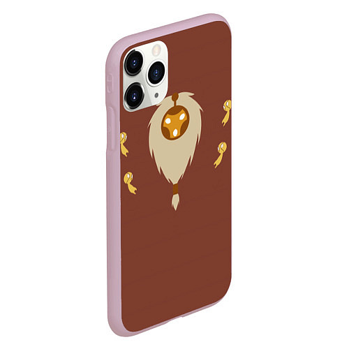 Чехол iPhone 11 Pro матовый Keeper / 3D-Розовый – фото 2