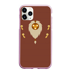 Чехол iPhone 11 Pro матовый Keeper, цвет: 3D-розовый