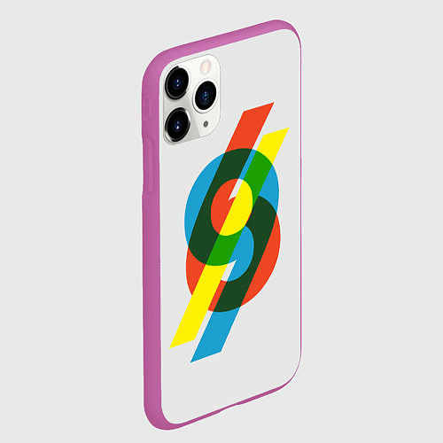 Чехол iPhone 11 Pro матовый 69 / 3D-Фиолетовый – фото 2