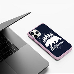 Чехол iPhone 11 Pro матовый California Republic, цвет: 3D-розовый — фото 2