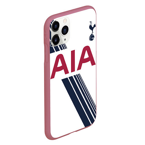 Чехол iPhone 11 Pro матовый Tottenham Hotspur: AIA / 3D-Малиновый – фото 2