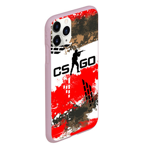 Чехол iPhone 11 Pro матовый CS:GO Roll Cage / 3D-Розовый – фото 2