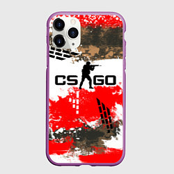 Чехол iPhone 11 Pro матовый CS:GO Roll Cage, цвет: 3D-фиолетовый