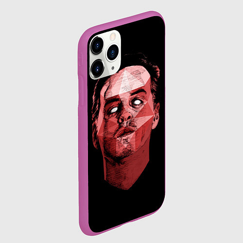 Чехол iPhone 11 Pro матовый Dark Moriarty / 3D-Фиолетовый – фото 2