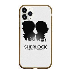 Чехол iPhone 11 Pro матовый Sherlock Edition, цвет: 3D-коричневый