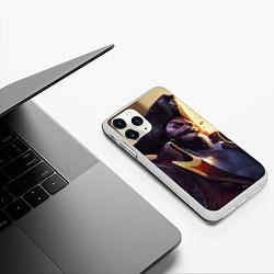 Чехол iPhone 11 Pro матовый Pirate, цвет: 3D-белый — фото 2