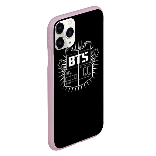 Чехол iPhone 11 Pro матовый BTS: Jimin / 3D-Розовый – фото 2