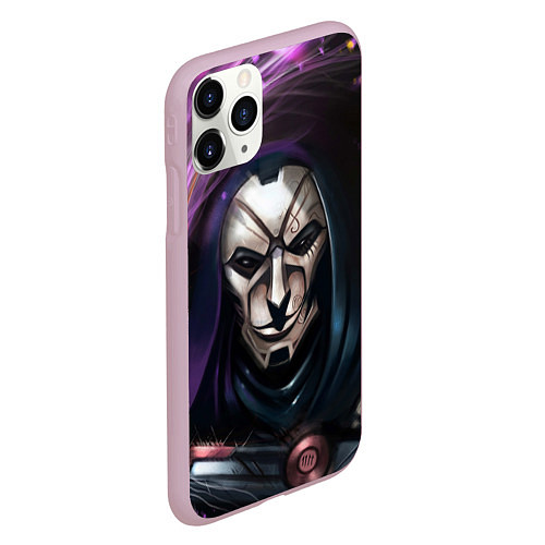 Чехол iPhone 11 Pro матовый Mask / 3D-Розовый – фото 2
