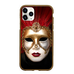 Чехол iPhone 11 Pro матовый Венецианская маска