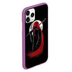 Чехол iPhone 11 Pro матовый Лунный убийца, цвет: 3D-фиолетовый — фото 2